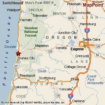 How far is Florence (Oregon) from Crescent City