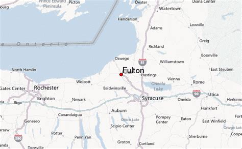 How far is Fulton (New York) from Rochester (New York)