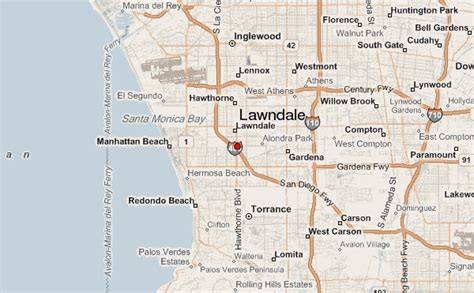 How far is Lawndale from Los Angeles