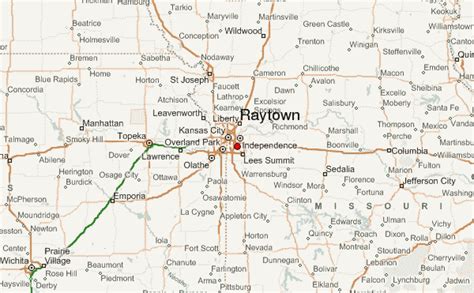 How far is Ohio from Raytown (Missouri) - driving distance