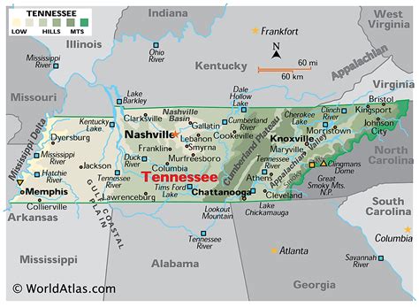 How far is the tennessee state line. We can measure the straight line distance from the middle of Pennsylvania to the state line. distance to center of Tennessee = 614 miles The distance by car is 772 miles or 1244 km . 
