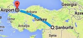 How far is urfa from istanbul