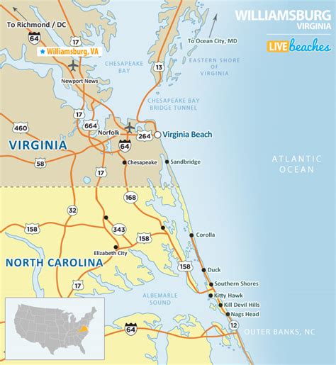 How far is williamsburg va from the beach. What companies run services between Colonial Williamsburg, VA, USA and Virginia Beach, VA, USA? Greyhound USA operates a bus from Williamsburg Bus Stop to Virginia Beach twice daily. Tickets cost $6 - $40 and the journey takes 1h 30m. Flixbus USA also services this route twice daily. Bus operators. 