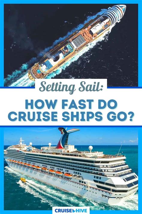 How fast can a cruise ship go. And how fast does a cruise ship go while on the high seas? ... The fastest cruise ship in service today is Cunard's Queen Mary 2, with a reported top speed of 30 knots, or 34.5 mph. 