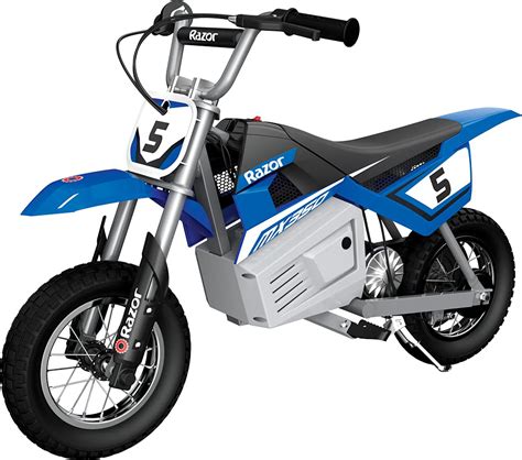 Aug 17, 2022 · The MX650 is also an electric dirt bike that can go up to 17 mph, which is higher than the Razor MX350 top speed. It has a sturdier all steel frame and has a run time of 40 minutes- that’s more than what the MX350 offers. The bike has a higher weight limit, being able to carry up to 220 lbs. . 