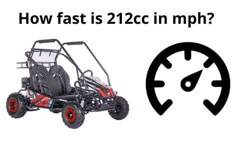 How fast is 212cc in mph