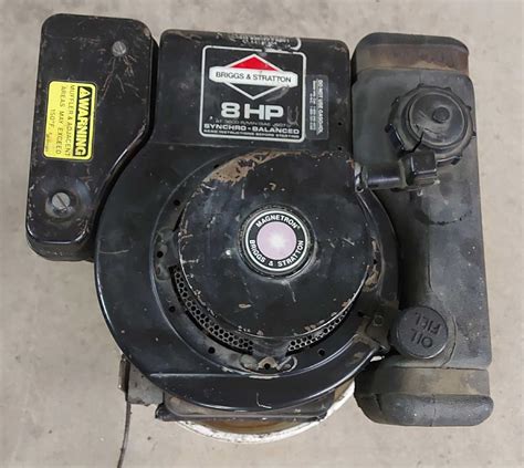 How fast is an 8hp engine