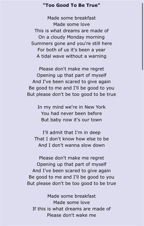 How good it is lyrics