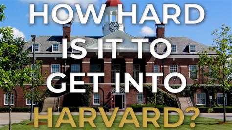 How hard is it to get into harvard. How hard is it to get into a selective school? Applying to Stanford, Harvard, Princeton, and similar schools is exciting, but only a few students can reasonably expect to be admitted. With over 600+ schools in our database, CollegeVine helps you build a balanced school list to maximizes the chance you’ll get in somewhere that you love and ... 