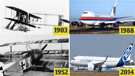 How have airplanes developed over time