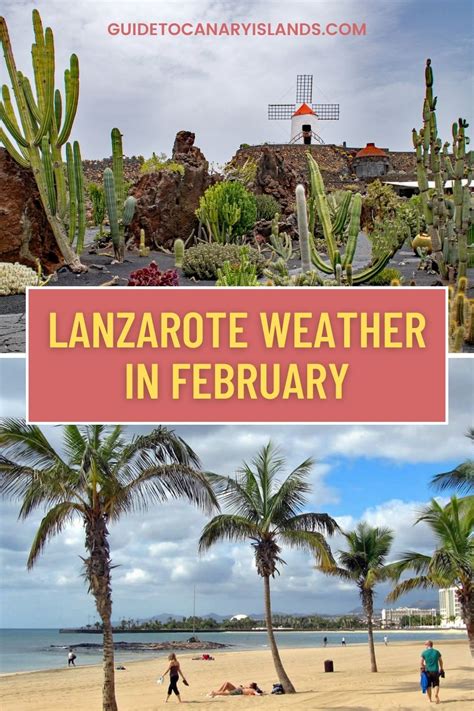 How hot is lanzarote in february