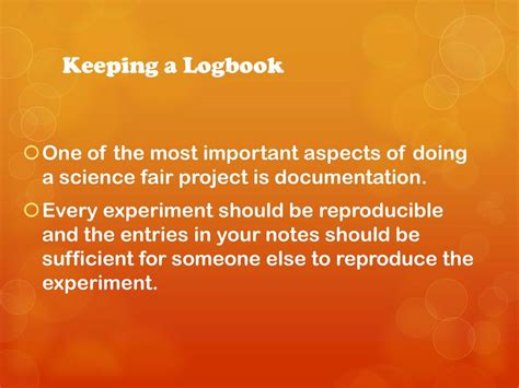 How important is a logbook