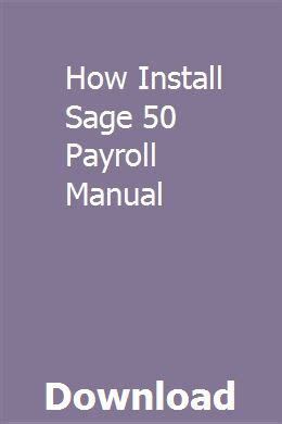 How install sage 50 payroll manual. - 4 maccabees guides to the apocrypha and pseudepigrapha.