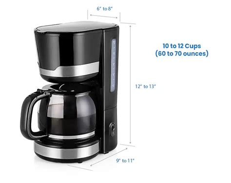 How is a coffee pot measured