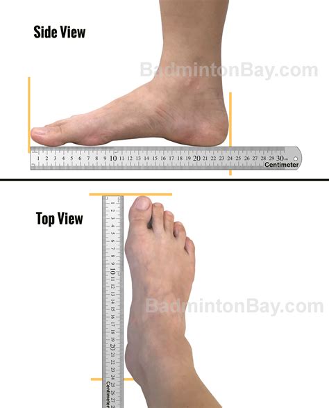How is a foot measured