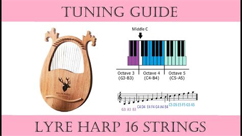 How is a harp tuned