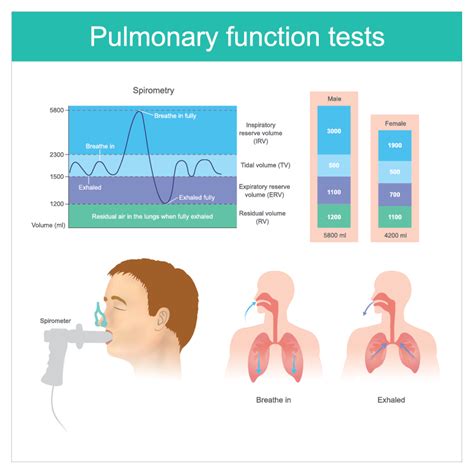 How is a pulmonary test done