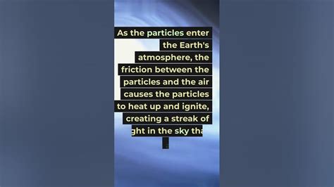 How is a shooting star formed