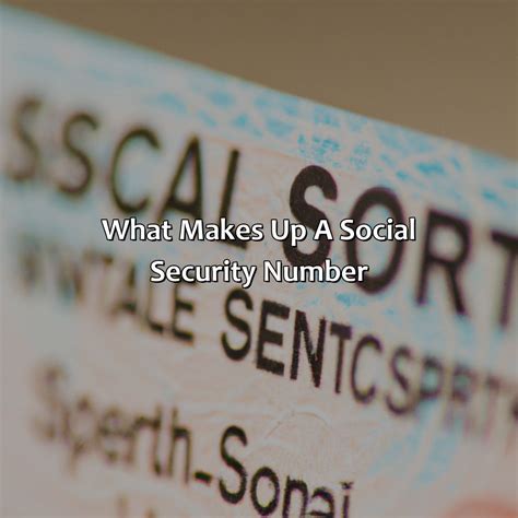 How is a social security number created