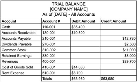 How is a trial balance used