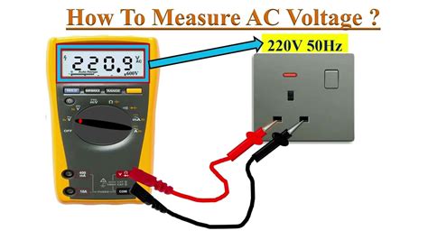 How is ac voltage measured