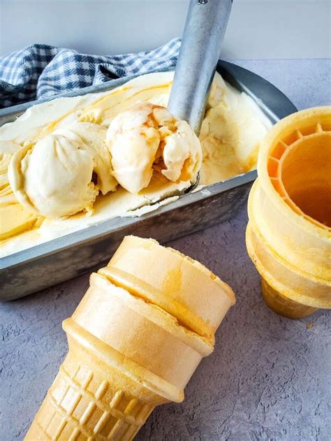 How is butterscotch ice cream made