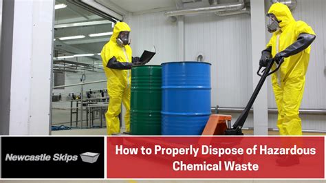 How is chemical waste disposed
