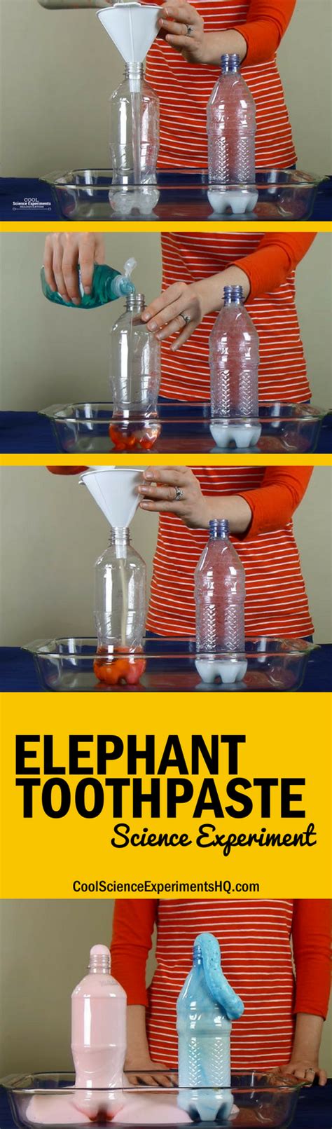 How is elephant toothpaste made