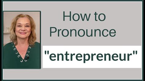 How is entrepreneur pronounced