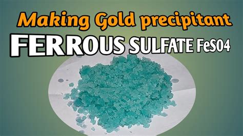 How is ferrous sulfate made