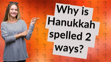 How is hanukkah spelled