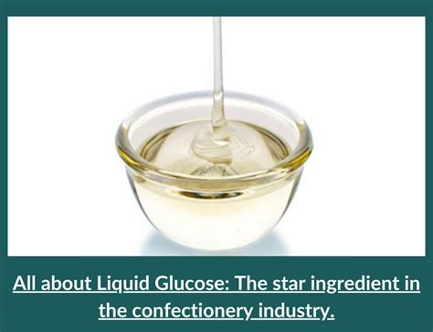 How is liquid glucose made