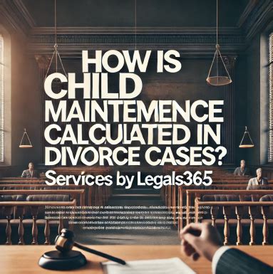 How is maintenance calculated in divorce