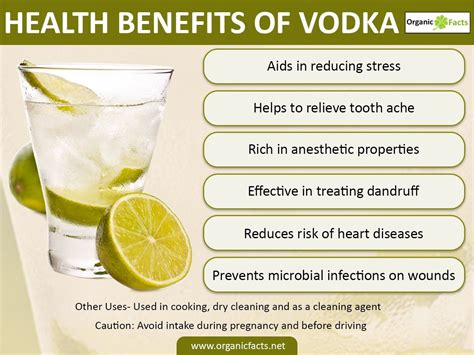 How is vodka good for you