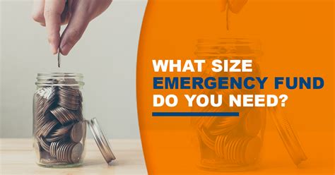 How large should your emergency fund be