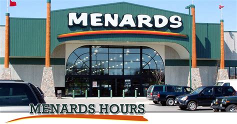 On Sunday, stores open later than regular timings at 8:00 PM and close early at 8:00 PM. Here’s a quick look at Menard’s general hours of operation: Days: ... At What Time Does Menards Close Today? Unless today is a holiday, Menards stores will be open at 8:00 AM and close at 9:00 PM from Monday through Sunday.. 
