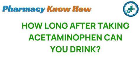 How long after acetaminophen can i drink alcohol reddit.  As with anything else, mod...