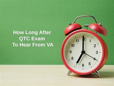 How Long Does It Take to Get a VA Rating After C&P Exam? [2024 Update] May 22, 2024. As of May 2024, you can expect to get a VA rating decision within 90-120 calendar days after your final VA C&P exam. Although you are likely to be scheduled for a C&P exam within the... continue reading. Table of Contents ... Hear …
