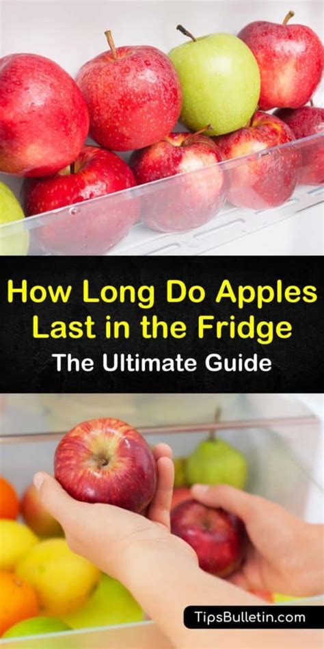 How long apples last in fridge