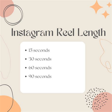 How long can an ig reel be. As mentioned in the quick answer above, Instagram Reels can be as long as 90 seconds. That is the maximum duration of a Reel, though. They can be shorter. You can … 