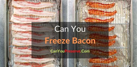 How long can you freeze bacon. 3. Arrange the bacon: Place the cooked bacon in a single layer on a baking tray or sheet lined with parchment paper. This will help to keep the bacon from sticking together. 4. Freeze the bacon: Place the tray in the freezer and allow the bacon to freeze completely. This should take around 2-3 hours. 