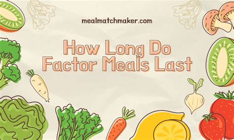 How long do factor meals last. How Long Does Factor 75 Meals Last (Stays Fresh) in the Fridge? It should stay good in the fridge for 3-4 days. Factor 75 meals are made with natural ingredients and preservatives, so they are safe to eat after 3-4 days in the fridge. However, they may start to taste a little sour after that time, so it’s best to eat them before they spoil. 