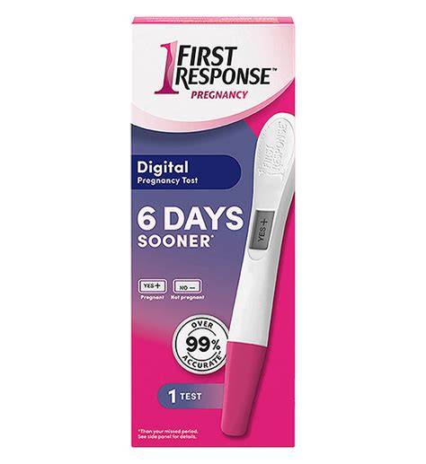 How long does digital pregnancy test take first response.  Some tests may provide a re...