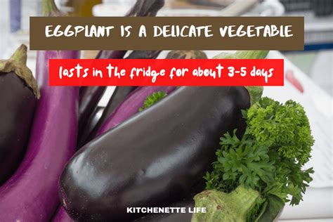 How long does eggplant keep in the refrigerator?