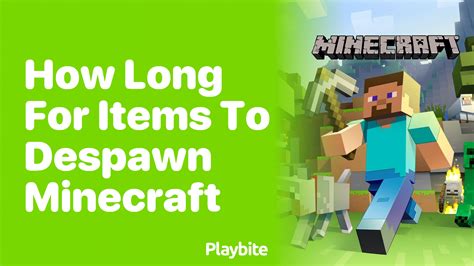 How long does it take for items to despawn in Minecraft 1 19