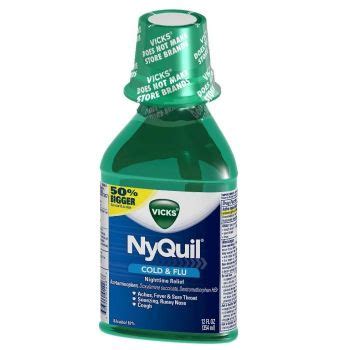 How long does it take for nyquil to work. If you do not have a dose-measuring device, ask your pharmacist for one. As a sleep aid, take ZzzQuil within 30 minutes before bedtime. Call your doctor if your symptoms do not improve after 7 days of treatment, or if you have a fever with a headache, cough, or skin rash. This medication can affect the results of allergy skin tests. 