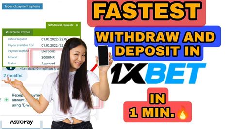 How long does it take for withdraw money from 1xbet