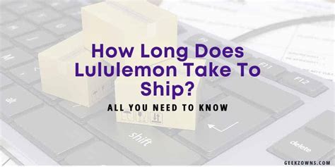 How long does lululemon take to ship. 