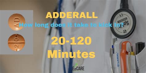 How long for adderall to kick in