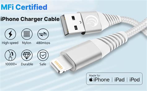 How long is a standard iphone cord